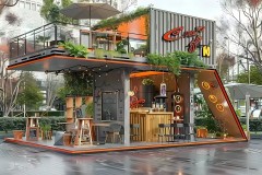 黃岡集裝箱咖啡店-街角文藝打卡地
