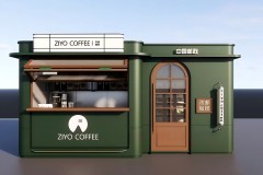 黃岡郵政亭咖啡店造型怎么樣